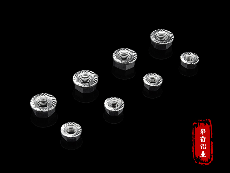 铝型材配件-M6/M8法兰螺母